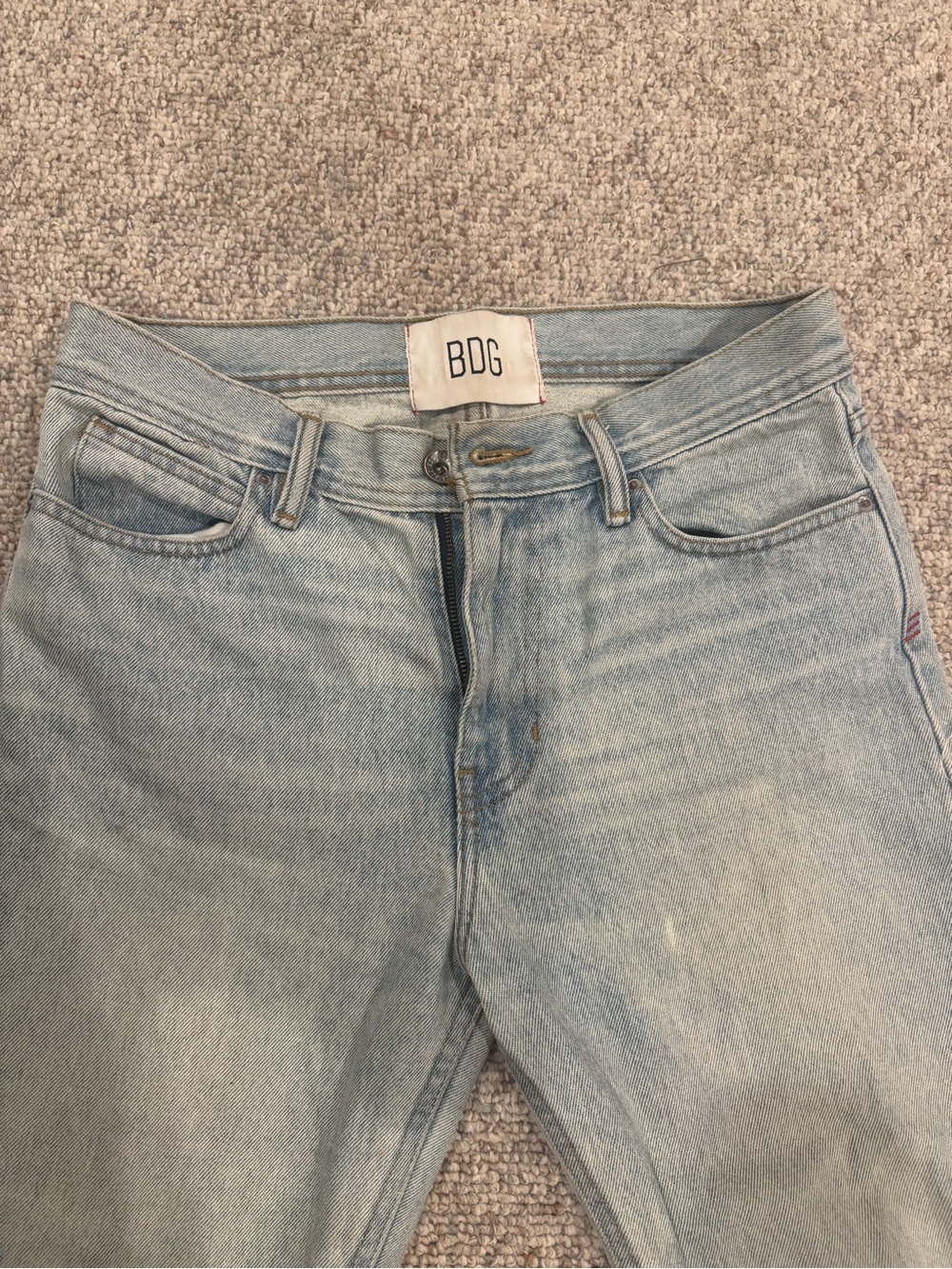 BDG Light Wash Blue Ankle Jeans